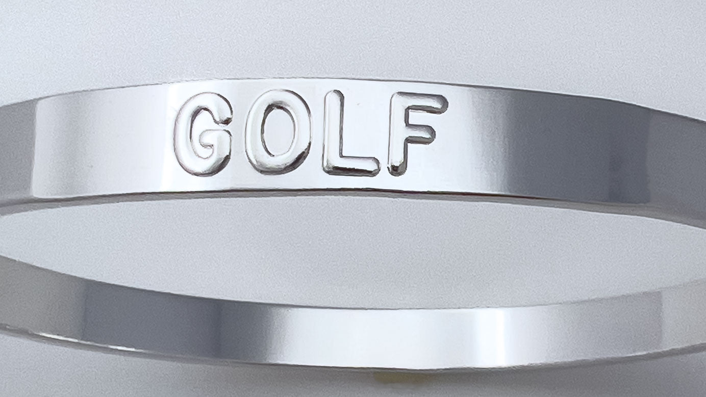 Golf Silver Bangle
