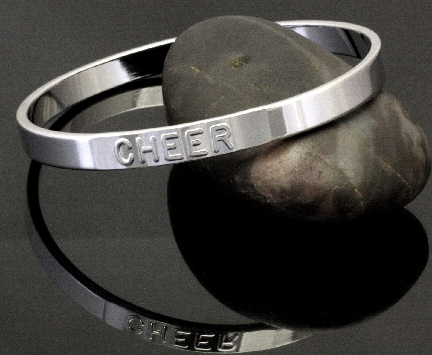 Cheer Silver Bangle