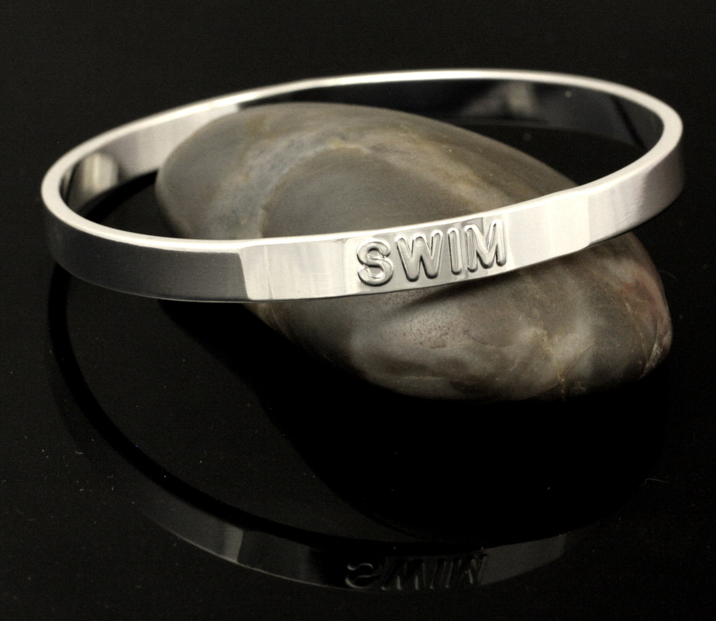 Swim Silver Bangle