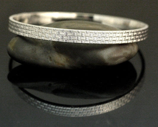 Basket Weave Bangle