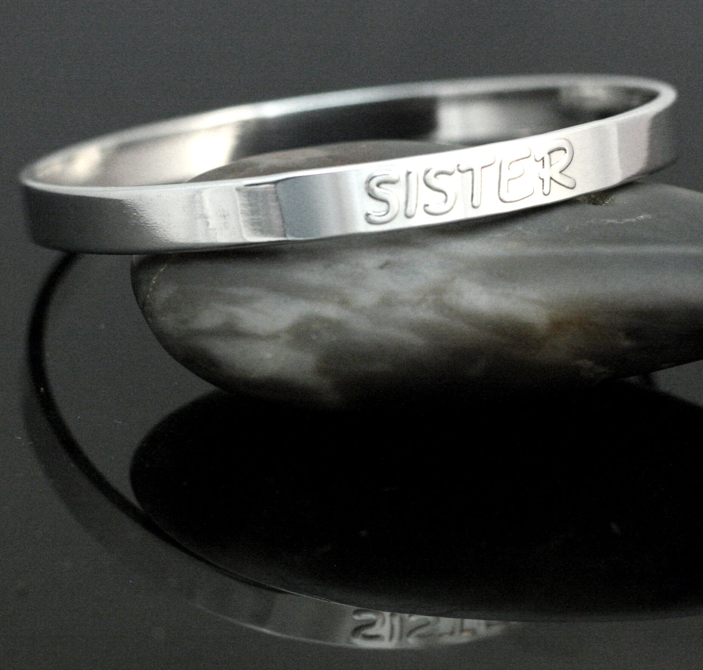 Sister Silver Bangle