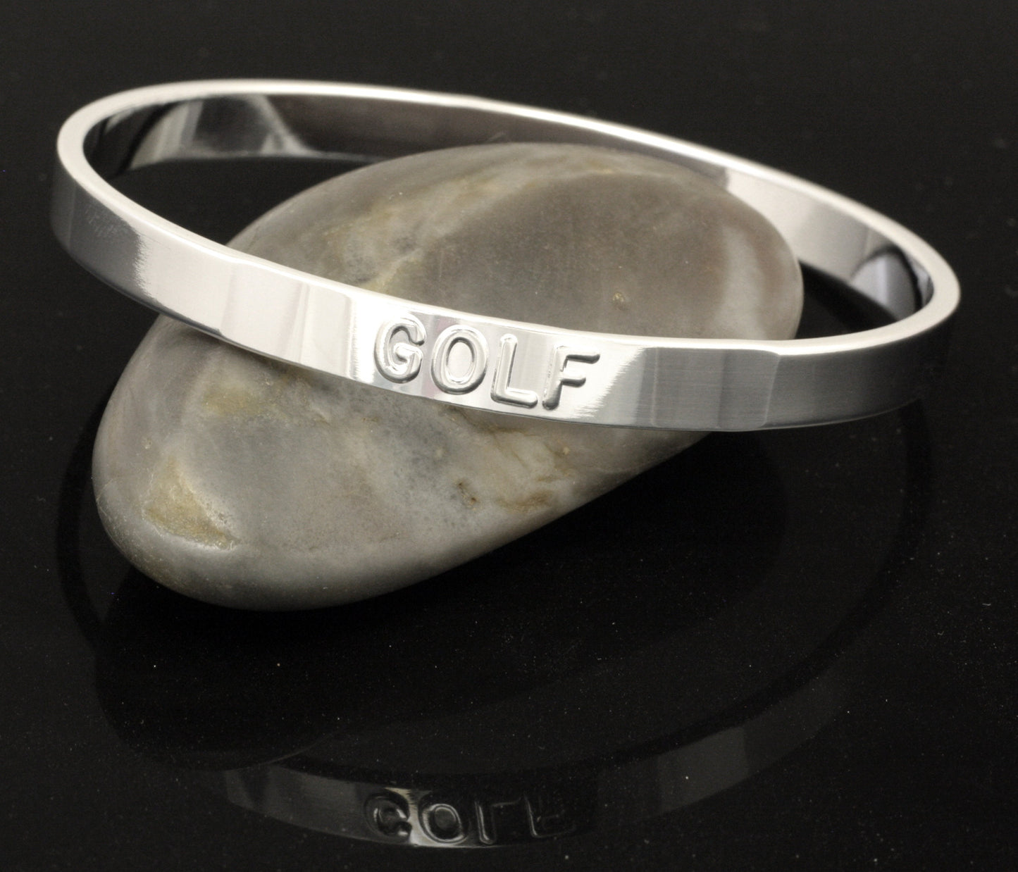 Golf Silver Bangle